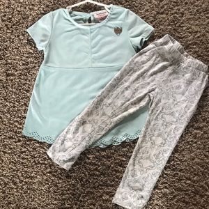 Juicy Couture matching teal outfit